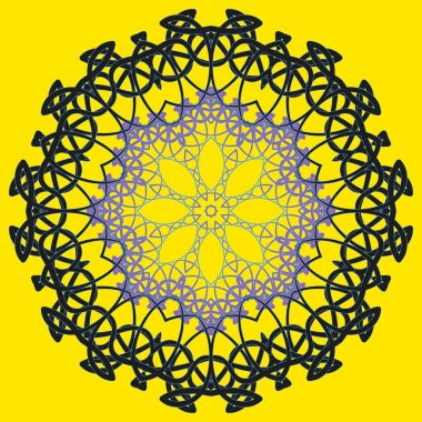 Arapça renk mandala