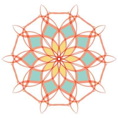 Arapça renk mandala