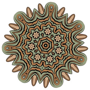 Arapça renk mandala