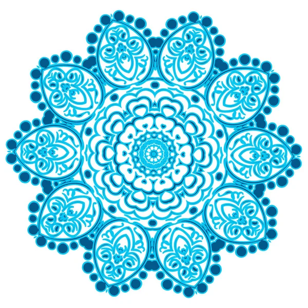 Kleurrijke Mandala. Etnische tribal ornamenten — Stockvector