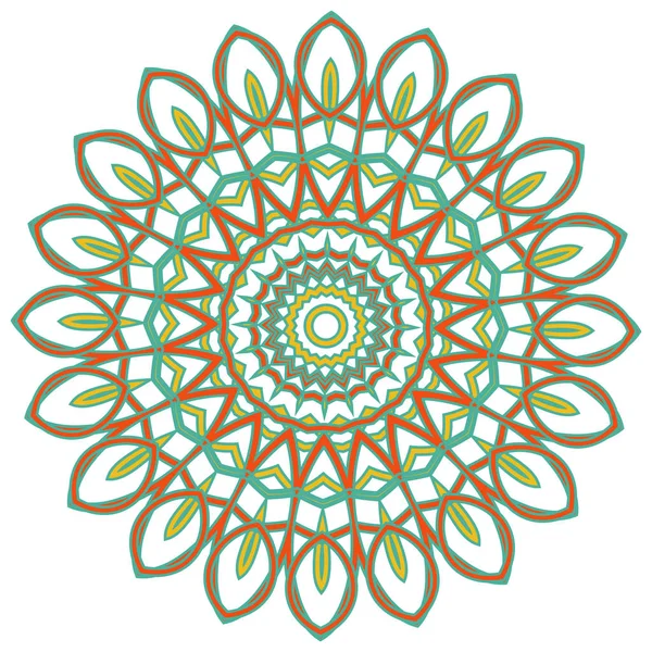 Renkli Mandala. Etnik kabile süsler