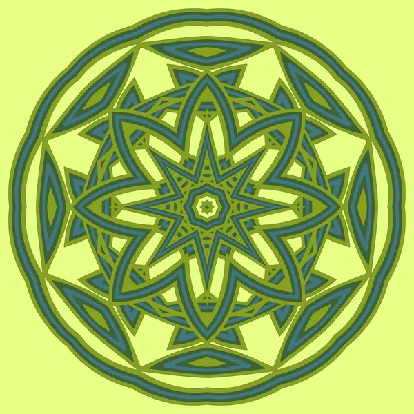 Renkli Mandala. Etnik kabile süsler