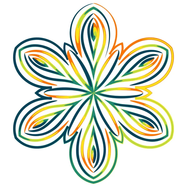 Renkli Mandala. Etnik kabile süsler