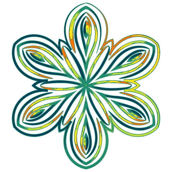 Renkli Mandala. Etnik kabile süsler