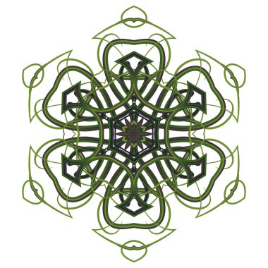 Renkli Mandala. Etnik kabile süsler
