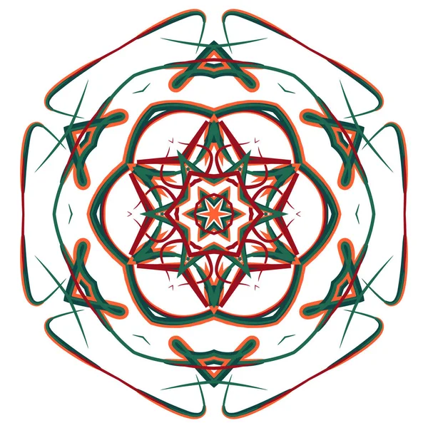 Renkli Mandala. Etnik kabile süsler