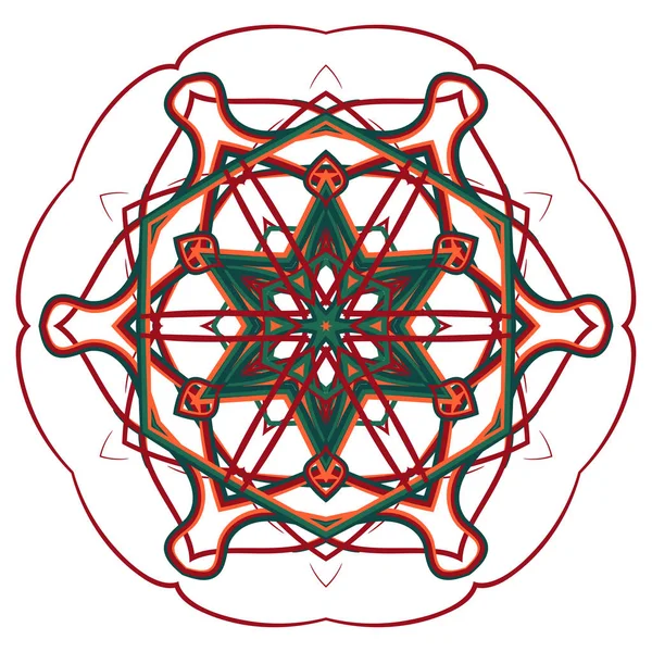 Renkli Mandala. Etnik kabile süsler