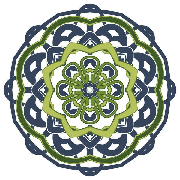 Mandala colorido. Adornos tribales étnicos — Archivo Imágenes Vectoriales