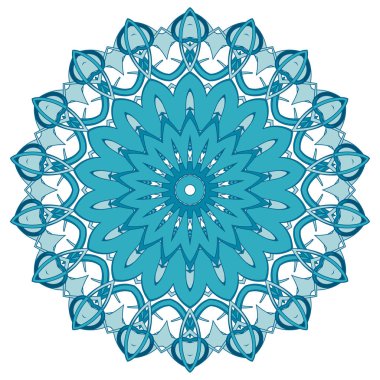 Renkli Mandala. Etnik kabile süsler