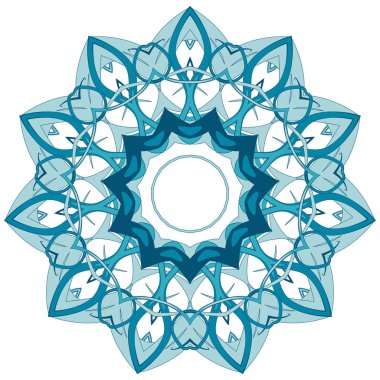 Renkli Mandala. Etnik kabile süsler