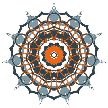 Renkli Mandala. Etnik kabile süsler