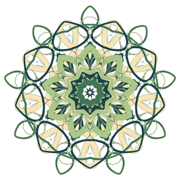 Renkli Mandala. Etnik kabile süsler