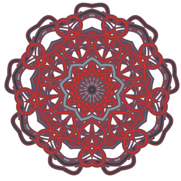 Arabische kleurrijke Mandala. Etnische tribal ornamenten — Stockvector