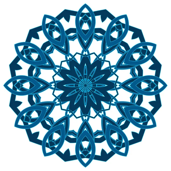 阿拉伯多彩的曼荼罗。民族部落装饰品 — 图库矢量图片