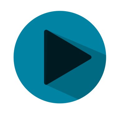 Simge düz tasarlamak oynamak. Mavi kutsal kişilerin resmi. Vektör çizim