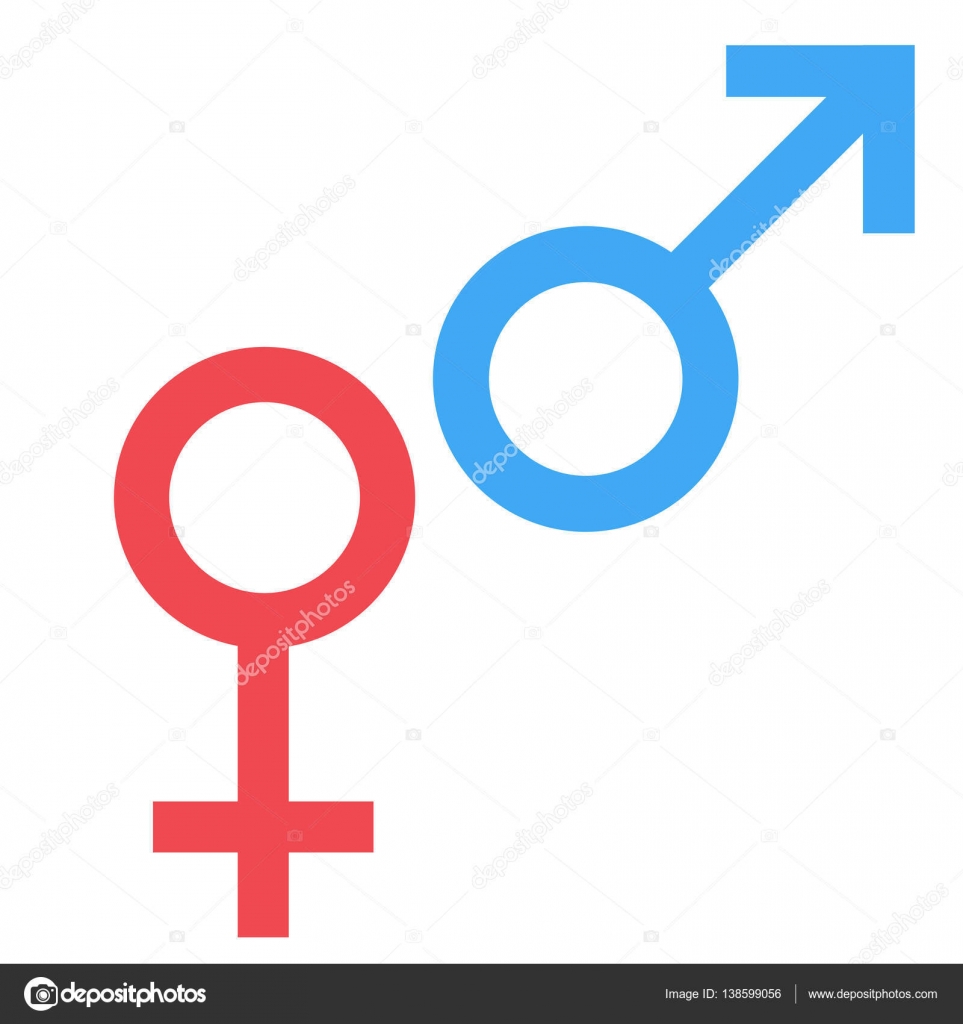 Male And Female Sex Symbol Stock Illustration