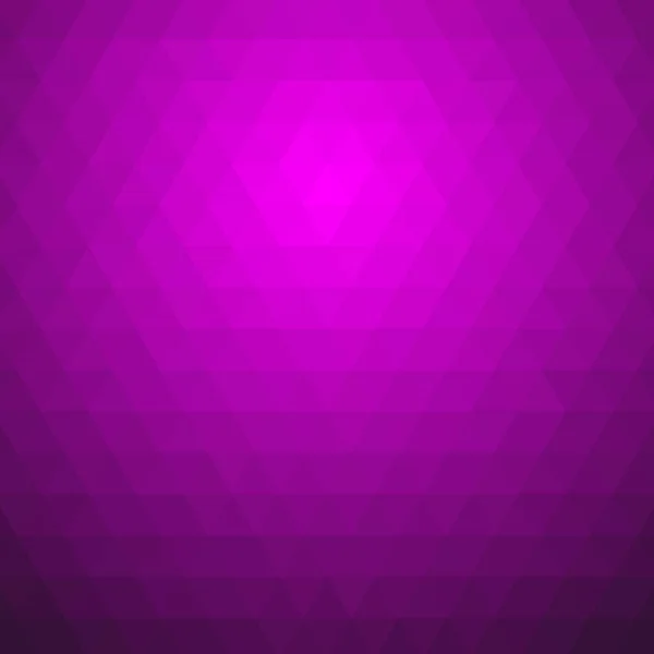 Violetta fucsia astratto geometrico arruffato triangolare basso poli stile vettore illustrazione grafica di sfondo. Colore nero scuro e viola dettagli modello web . — Vettoriale Stock