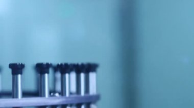 İlaç üretim hattı tıbbi Fabrikası'nda. Eczane sanayi