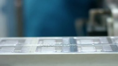 İlaç üretim. Paketleme Medikal imalat hattı