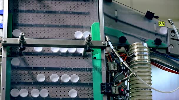 包装業界製造機。パッキングの生産の装置 — ストック動画