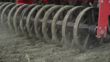 Ekipman Ekim ile sürülmüş alan Ekim işlemi. Tarım makineleri