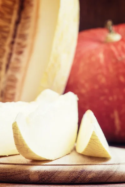 Slices of melon, selective focus — Stock Photo, Image