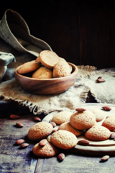 Домашнє печиво мигдальне — стокове фото