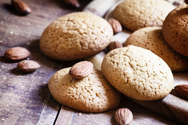 Galletas de almendras caseras — Foto de Stock