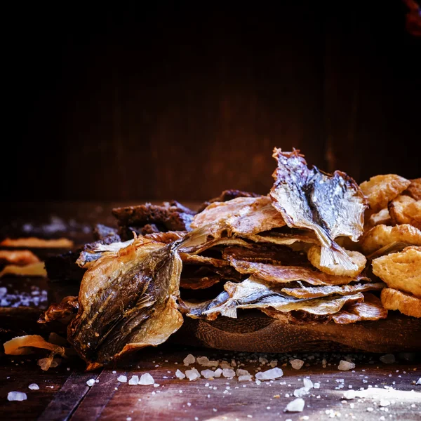 Pescado seco a cerveza —  Fotos de Stock