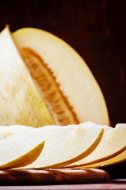 Dilim kavun, seçici odak 