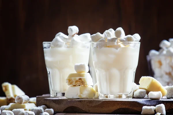 Cioccolato liquido bianco — Foto Stock