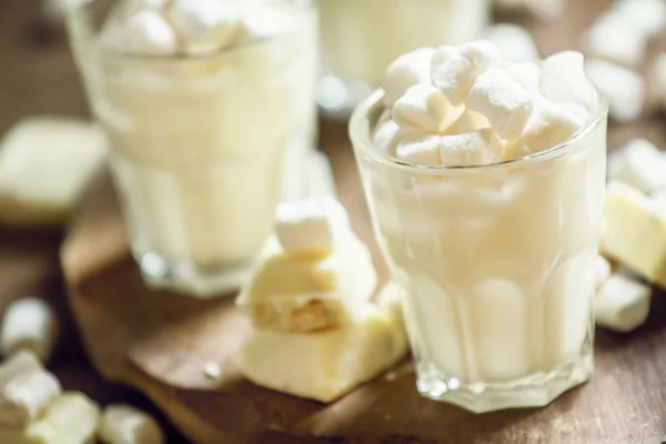 Cioccolato liquido bianco — Foto Stock