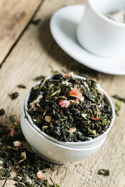 Suche zielona herbata Ceylon — Zdjęcie stockowe