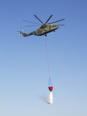 Rostov-On-Don, Rusya-Temmuz 01: Mi-26t ağır nakliye helicopt 