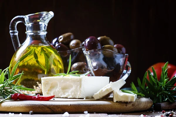 Formaggio feta greco — Foto Stock