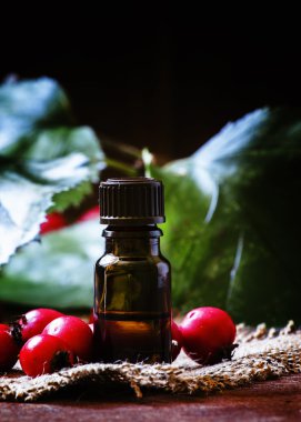 Petrol alıç bir kahverengi şişe