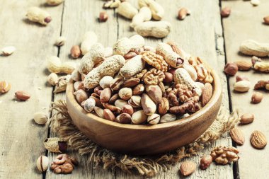 Fındık karışımı, yararlı ve sağlıklı gıda