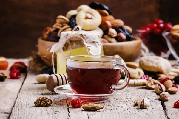 Naher Osten schwarzer Tee in einer Tasse — Stockfoto