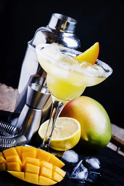 Alcoholic cocktail mango daiquiri