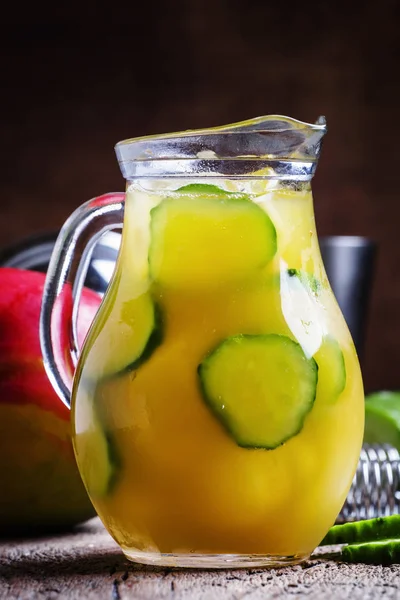 Vitamin lemonade in a jug — Stock Photo, Image