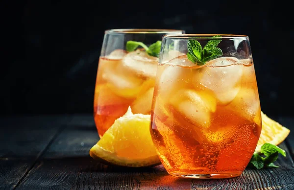 Aperol coquetel de spritz — Fotografia de Stock