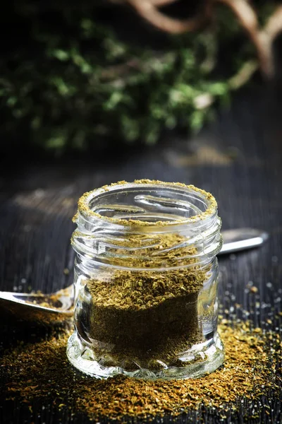 Seasoning, dried caucasian herbs — Stock Photo, Image