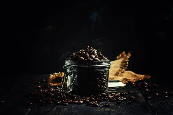 Зерна жареного кофе Арабика — стоковое фото