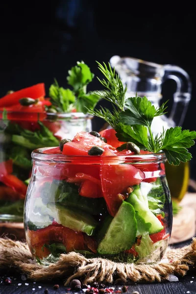 Salada vegetariana vegetal — Fotografia de Stock