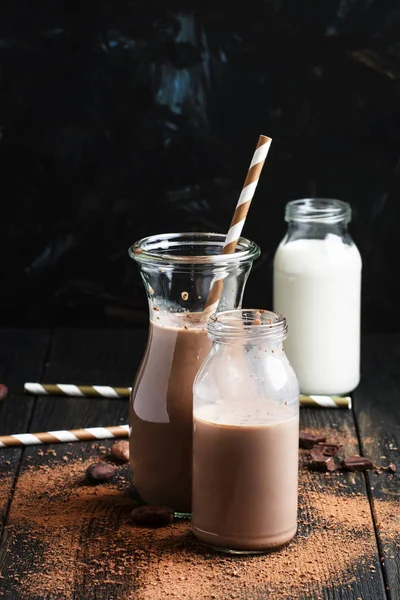 Cacao o leche con chocolate — Foto de Stock