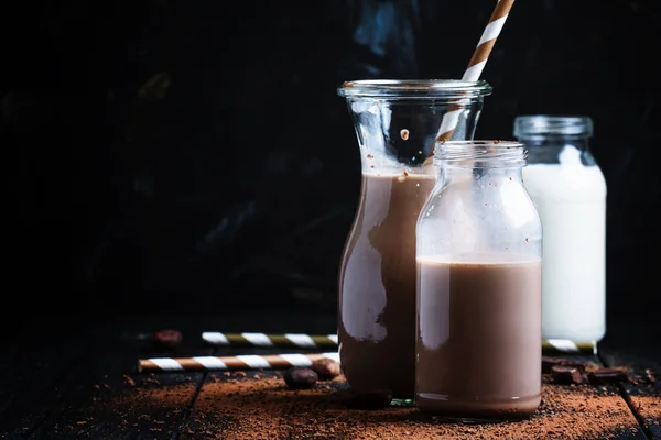 Cacao o leche con chocolate — Foto de Stock