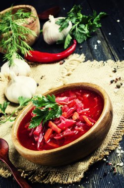 Pancar Borsch çorbası