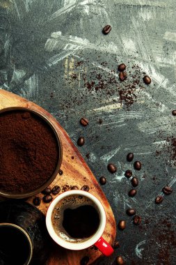 Türk kahve makinesi, sıcak espresso fincan