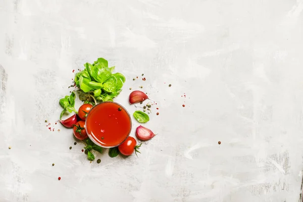 Pittige tomatensap — Stockfoto