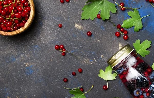 Summer berry cold drink — Stock Photo, Image